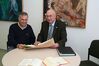 Roland Schulz, Leiter des Jugendamtes beim Rhein-Neckar-Kreis und SPD-Fraktionschef Helmut Beck