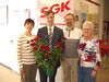 v.li. Renate Schmidt, Lars Castellucci, Thomas Funk, Magdalena Fritz